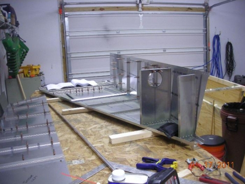 Right side skin in place.