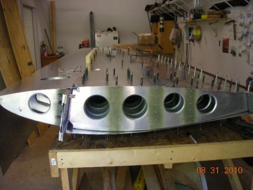 Left Wing upside down.