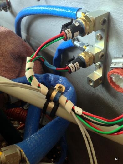 Timing, fuel & oil pressure wires