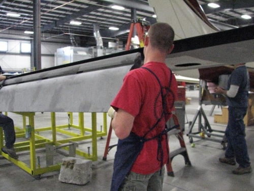 Hanging flap for pre-fit