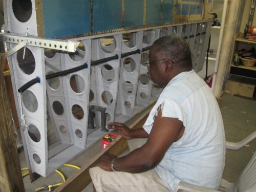 Kevin Waterford as the bucking man.