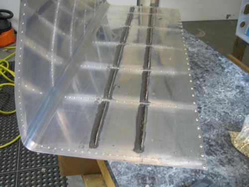 Proseal on the stiffeners.