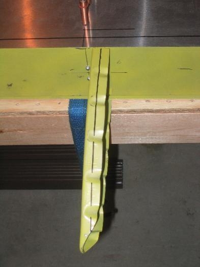 rib center line for rivets