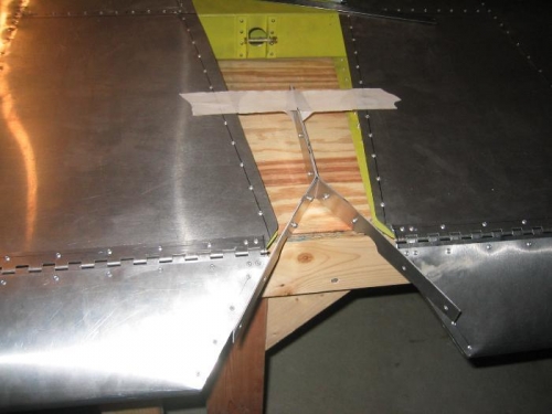 Trim tab fork placement