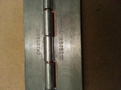 Hinge Stamped with MS20257-3