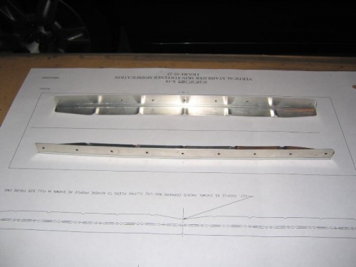 Fluted Right Skin Stiffener