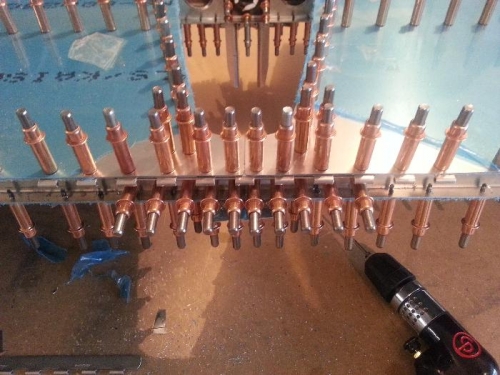 Center Hinge Drilled and Clecoed #30