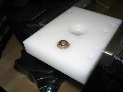 Jig to Hold Flange Bushing