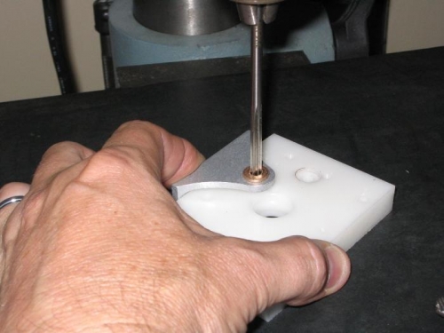 Reaming Flange Bushings to 3/16