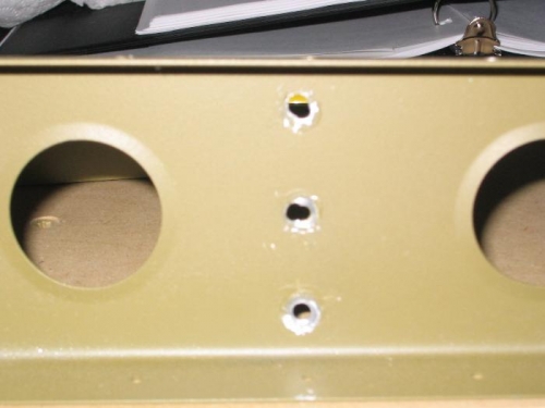 Oblong Holes in Rudder Spar