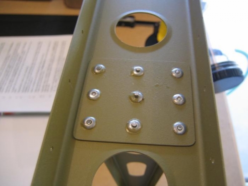 Plate Installed on Rudder Spar