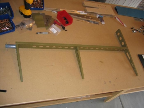 Completed Rudder Frame