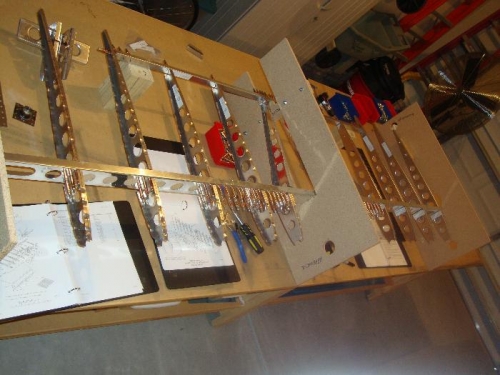 View of Stabilator in Jig