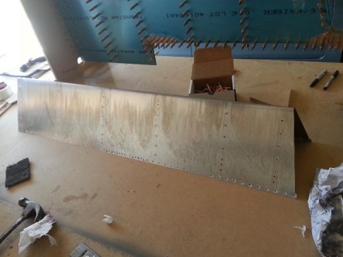 Tarnished Forward Skin Before Sanding