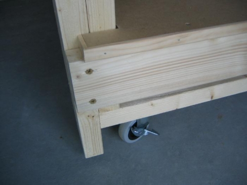 Casters and Adjustable Legs