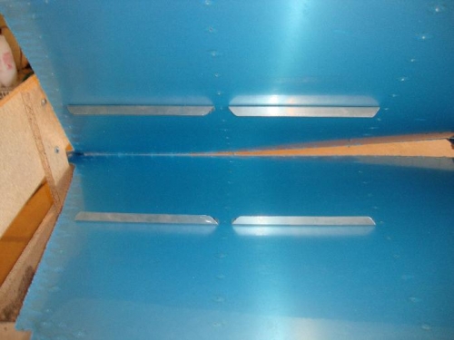 Skin Stiffeners (looking aft)