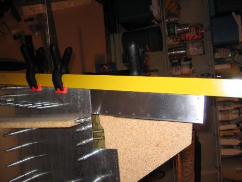 Aligning Rudder Strap