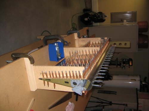 Rudder Clecoed in Place