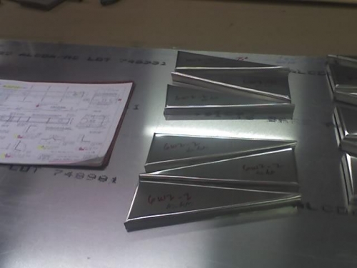 Aileron Ribs formed and checked