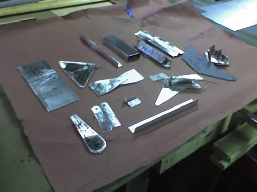 Parts made over last couple of days