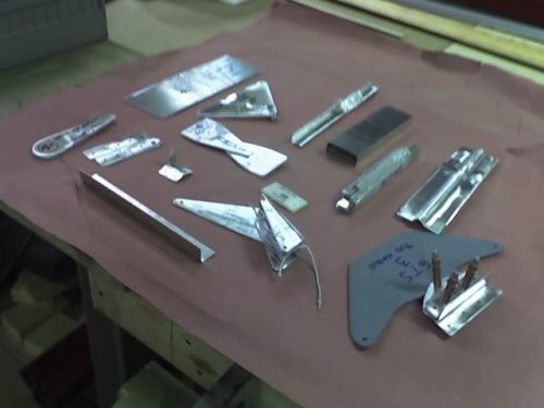 2nd view of parts made. Pairs are tied together