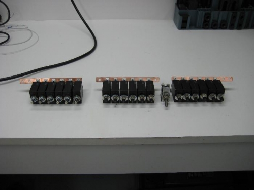Switched, main and avionics busses