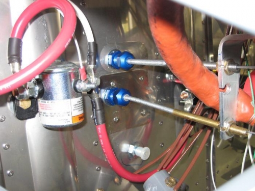 Cpver plate and throttle and choke pass through