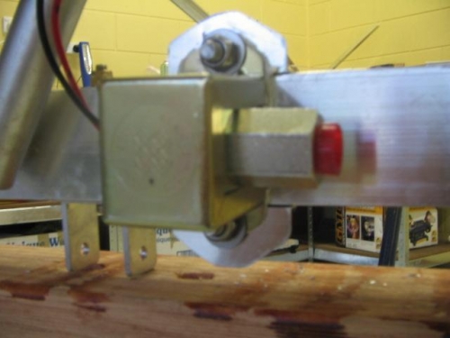 fuel pump mounted in position