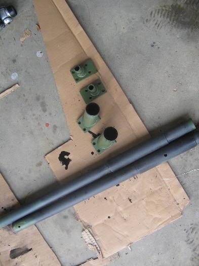 coating inside legs and spindles with 2 pack paint