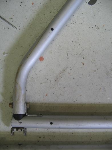 doubled up hinge fitted to stabs