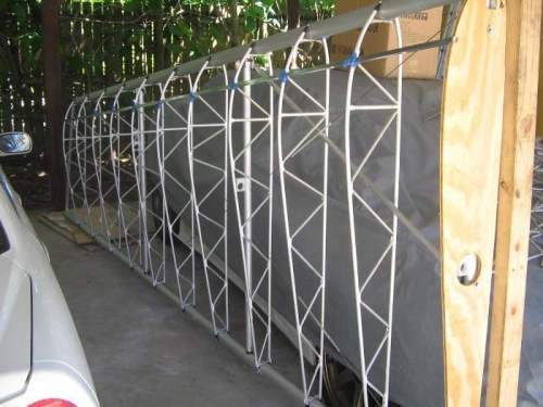 port wing with trusses