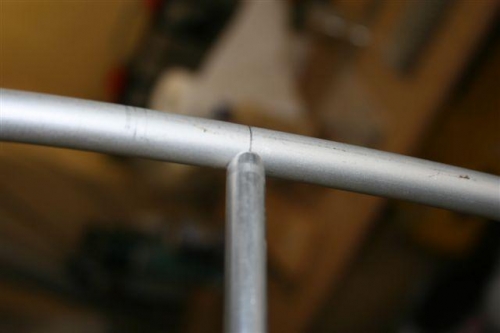 compression tube fitted