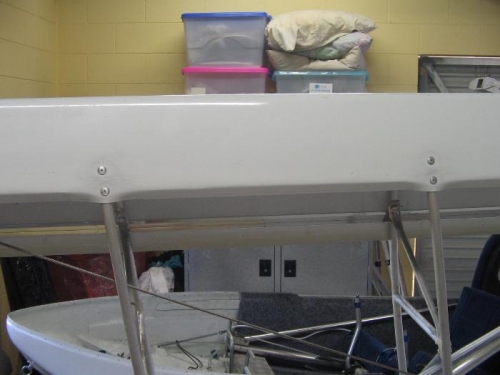 rear cuff bent 45 degrees