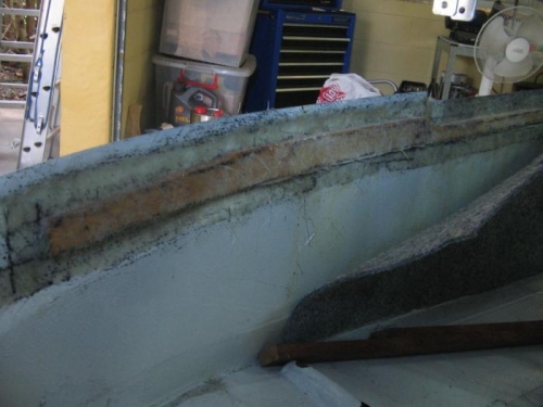 RH strengthening bar with fibreglass
