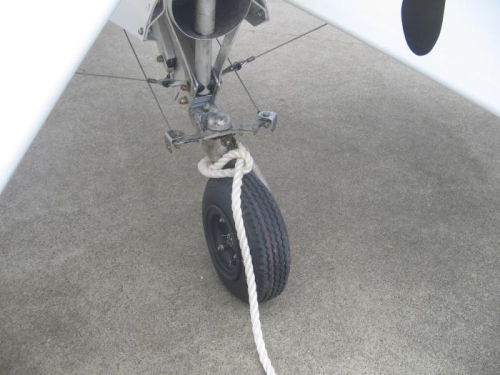 rope around tailwheel