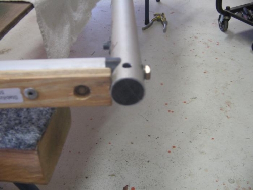 bush in place in stab trailing edge