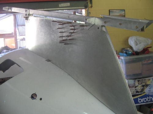 LH side cover cut & fitted