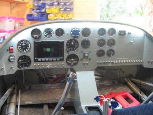 with LED dash lights on