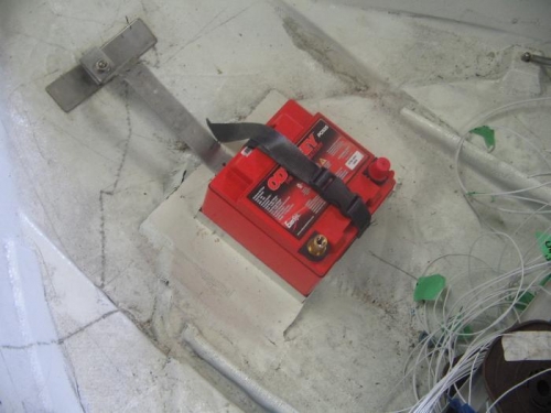 Odyssey in place with toolbox bracket in place.