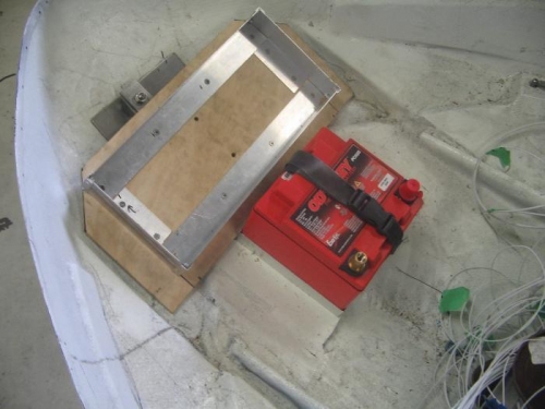 with toolbox mounting board in place