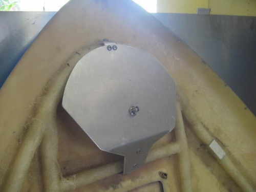 ground plane attached to nose deck