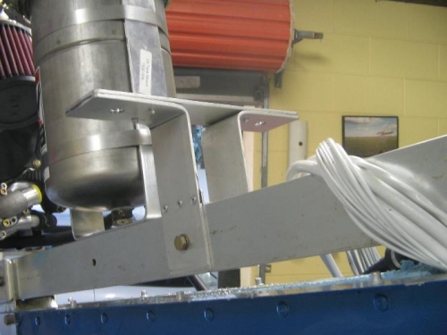 oil tank and radiator bracket