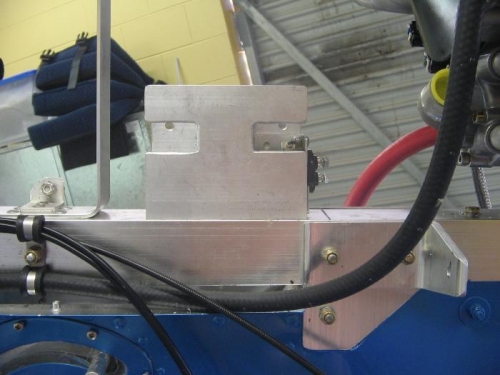 coolant overflow bottle mount on opposite side