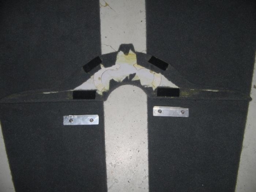 angles fitted to cargo deck