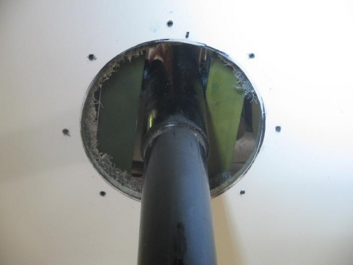 fixing holes for screws