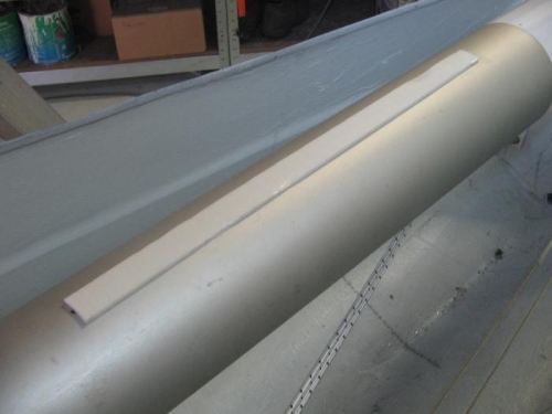 foam strip on top of boom tube