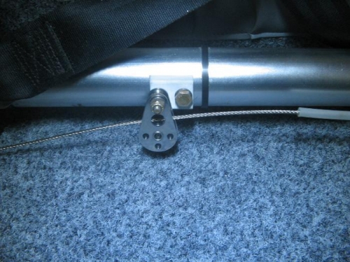 pulley mounted left hand side