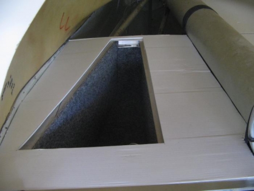 baggage compartment cut out