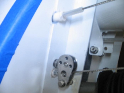 LH side rudder & tailwheel cables