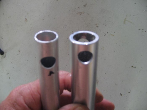 hole drilled in bush